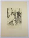 RAPHAEL SOYER Group of 8 etchings.